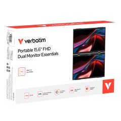 Verbatim Portable 15.6" FHD Dual – 32403